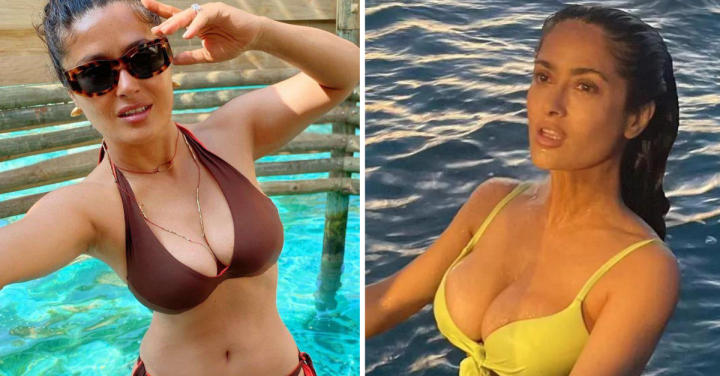 Salma Hayek Accidentally Flashes Her 24 Million Followers